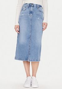 Spódnica jeansowa Tommy Jeans niebieska 