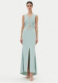Sukienka wieczorowa Rinascimento zielona 