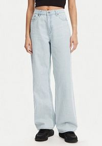 Jeansy Karl Kani niebieskie damskie 