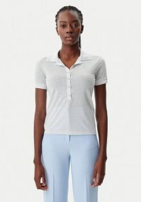 Sweter Patrizia Pepe srebrny damski 