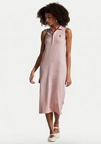 Sukienka codzienna Polo Ralph Lauren różowa 