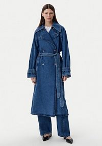 Trencz HUGO niebieski Garena 50532056  Relaxed Fit