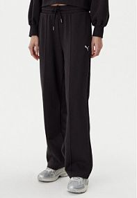 Spodnie dresowe Puma czarne damskie Ess 629774  Straight Fit