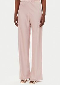 Spodnie eleganckie Imperial różowe damskie Materiałowe