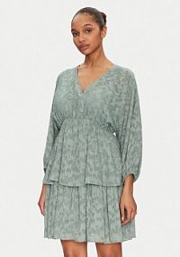 Sukienka koktajlowa YAS zielona 