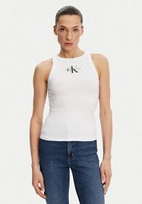 Top Calvin Klein Jeans biały damski 