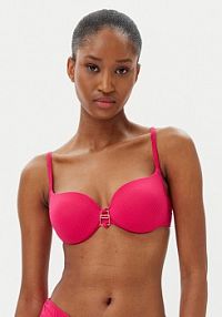 Strój kąpielowy Selmark różowy Góra od bikini