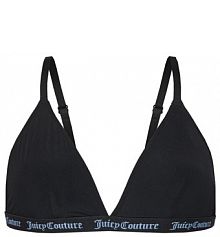 Biustonosz Juicy Couture czarny Bezfiszbinowy