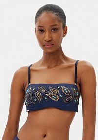 Strój kąpielowy Selmark granatowy Góra od bikini