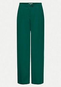 Spodnie eleganckie ONLY zielone damskie Materiałowe Leila 15338347  Wide Leg