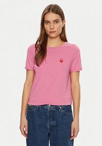 T-shirt JDY różowy damski Kitty 15318845  Regular Fit