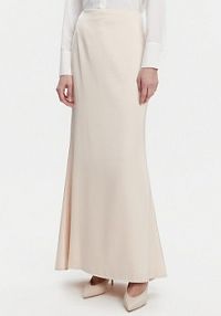 Spódnica maxi ACCESS FASHION beżowa 