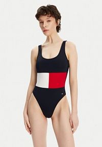 Strój kąpielowy Tommy Hilfiger granatowy 
