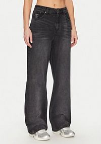 Jeansy Karl Kani czarne damskie 