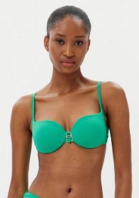 Strój kąpielowy Selmark zielony Góra od bikini