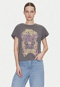 T-shirt Noisy May szary damski 