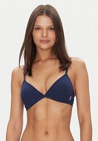 Biustonosz Polo Ralph Lauren granatowy Bezfiszbinowy