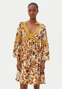 Sukienka letnia Selmark żółta 