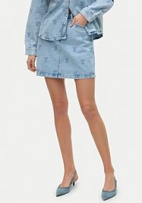 Spódnica jeansowa Vero Moda niebieska 