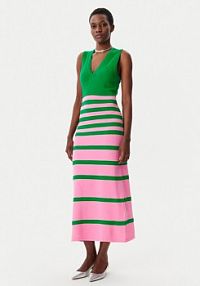 Sukienka dzianinowa LOLA CASADEMUNT zielona 