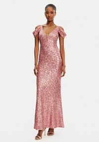 Sukienka wieczorowa Rinascimento różowa 