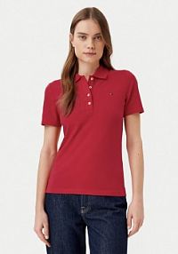 Koszulka polo Tommy Hilfiger czerwona damska 