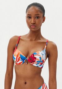 Strój kąpielowy Selmark wielokolorowy Góra od bikini