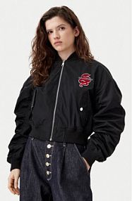 Bomberka KARL LAGERFELD czarna Kurtka bomber