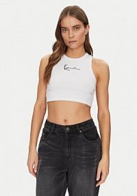 Top Karl Kani biały damski 