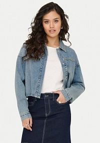 Kurtka jeansowe JDY niebieska damska Jeansowa