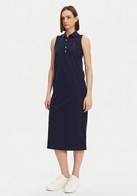 Sukienka codzienna Polo Ralph Lauren granatowa 