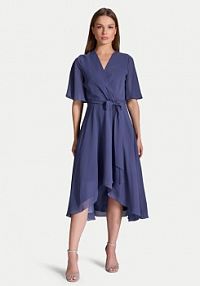 Sukienka koktajlowa Swing niebieska 