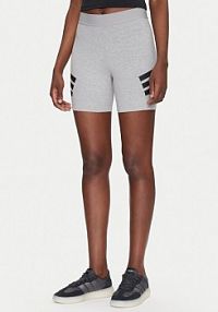 Szorty sportowe adidas szare Kolarki Future Icons 3-Stripes JE0165  Slim Fit