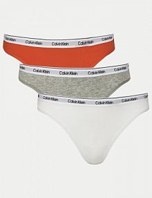 Stringi Calvin Klein Underwear wielokolorowe Komplet 3 par stringów