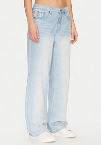 Jeansy Karl Kani niebieskie damskie 