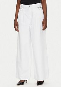 Jeansy KARL LAGERFELD białe damskie 