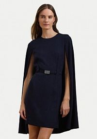 Sukienka koktajlowa LAUREN RALPH LAUREN granatowa 