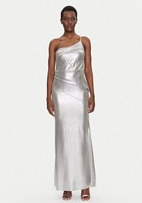 Sukienka wieczorowa Rinascimento srebrna 