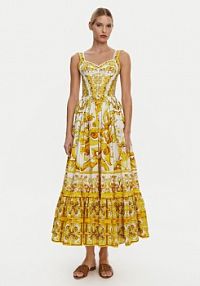 Sukienka letnia Dolce&Gabbana żółta 