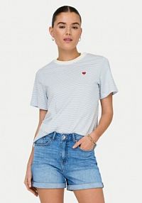 T-shirt JDY niebieski damski 