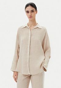 Koszula ICONA beżowa damska 