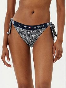 Strój kąpielowy Tommy Hilfiger granatowy Dół od bikini