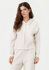 Bluza rozpinana Calvin Klein Underwear beżowa damska 