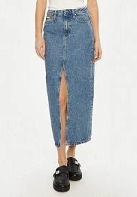 Spódnica jeansowa Calvin Klein Jeans niebieska 