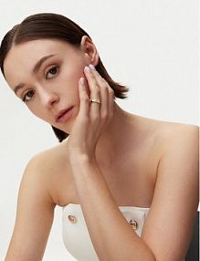 Pierścionek Guess złoty 