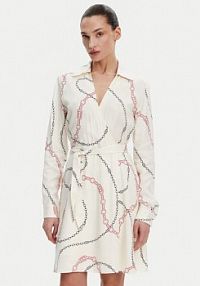 Sukienka koktajlowa Tommy Hilfiger biała 