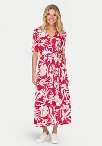 Sukienka JDY różowa Koszulowa