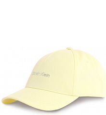 Czapka z daszkiem Calvin Klein żółta damska 