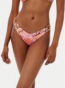 Strój kąpielowy Guess różowy Dół od bikini