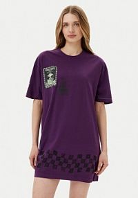 Sukienka codzienna Volcom fioletowa 